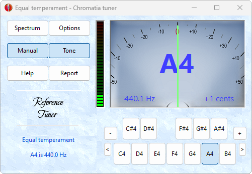 Chromatic Multi-Temperament Instrument Tuner